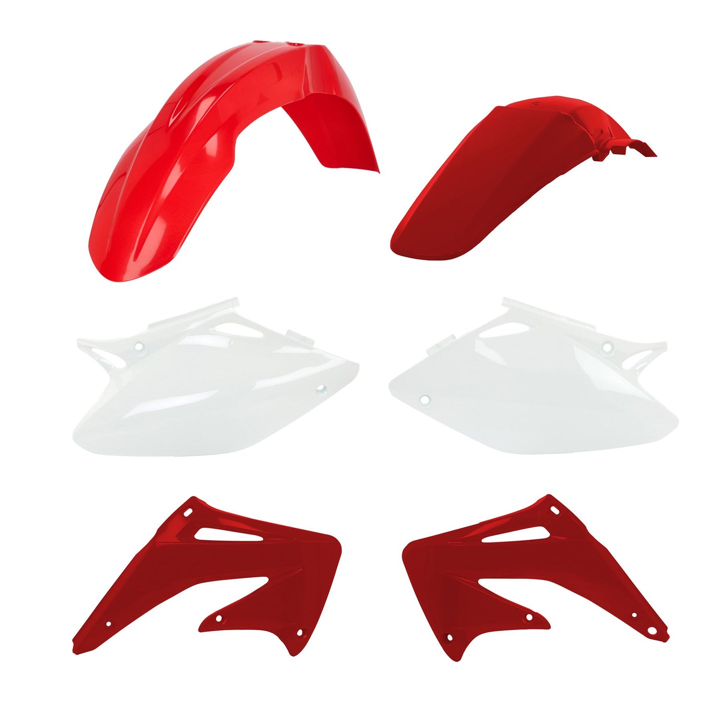 Acerbis Plastic Kit 2004 Red White For HONDA CRF 450 R 2004