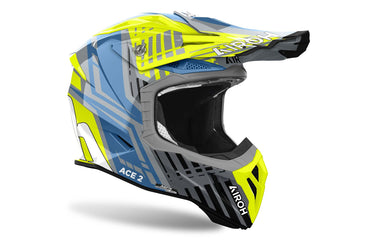 Airoh Helmet 2024 Aviator Ace 2 Proud Yellow Gloss Composite Carbon