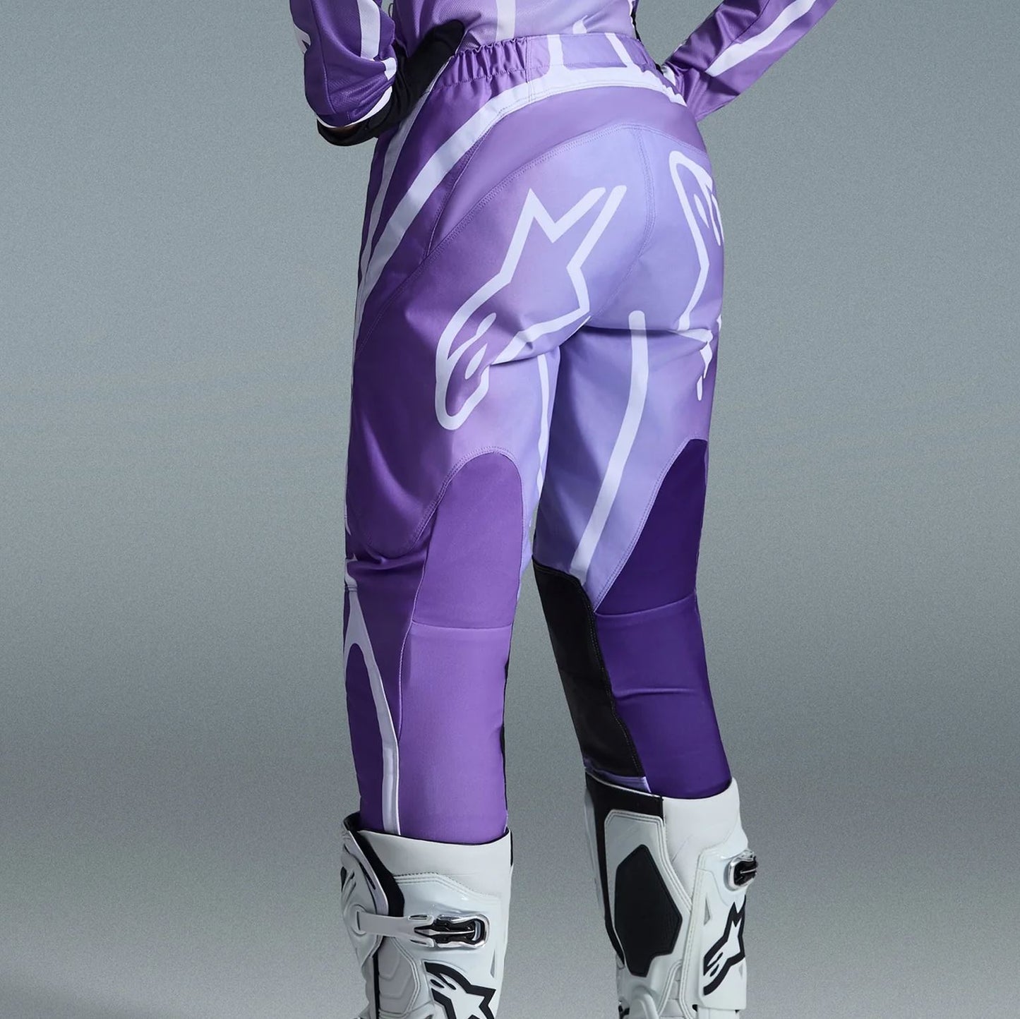 Alpinestars 2026 Womens Stella Fluid Apex Motocross Pants Black White Fuchsia