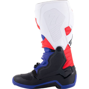 Alpinestars 2024 Tech 7 Motocross Boots Black Dark Blue Red White