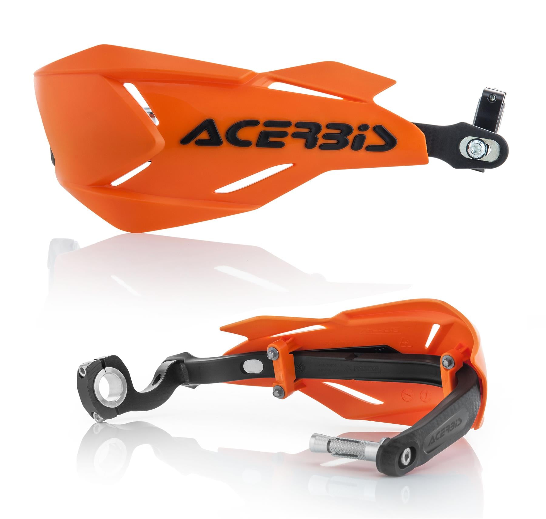 Acerbis X-Factory Orange Black Handguards Husqvarna CR 360 2T 1992 - 2003