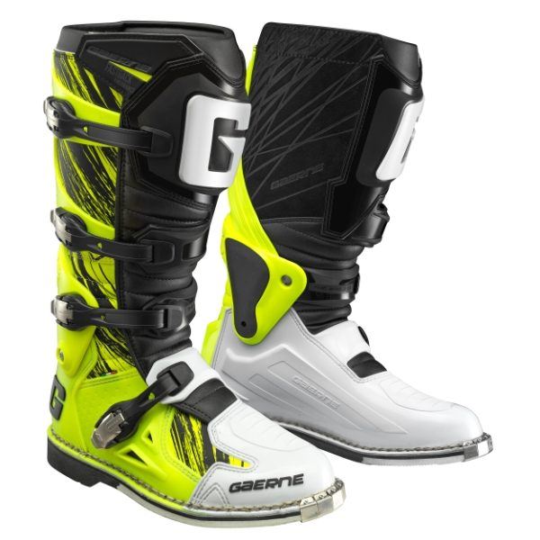 Gaerne Youth Fastback Motocross Boots Flo Yellow
