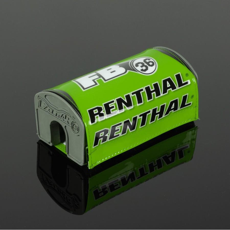 Renthal Fat Bar 36 Pad Green White Black Bar Pad New
