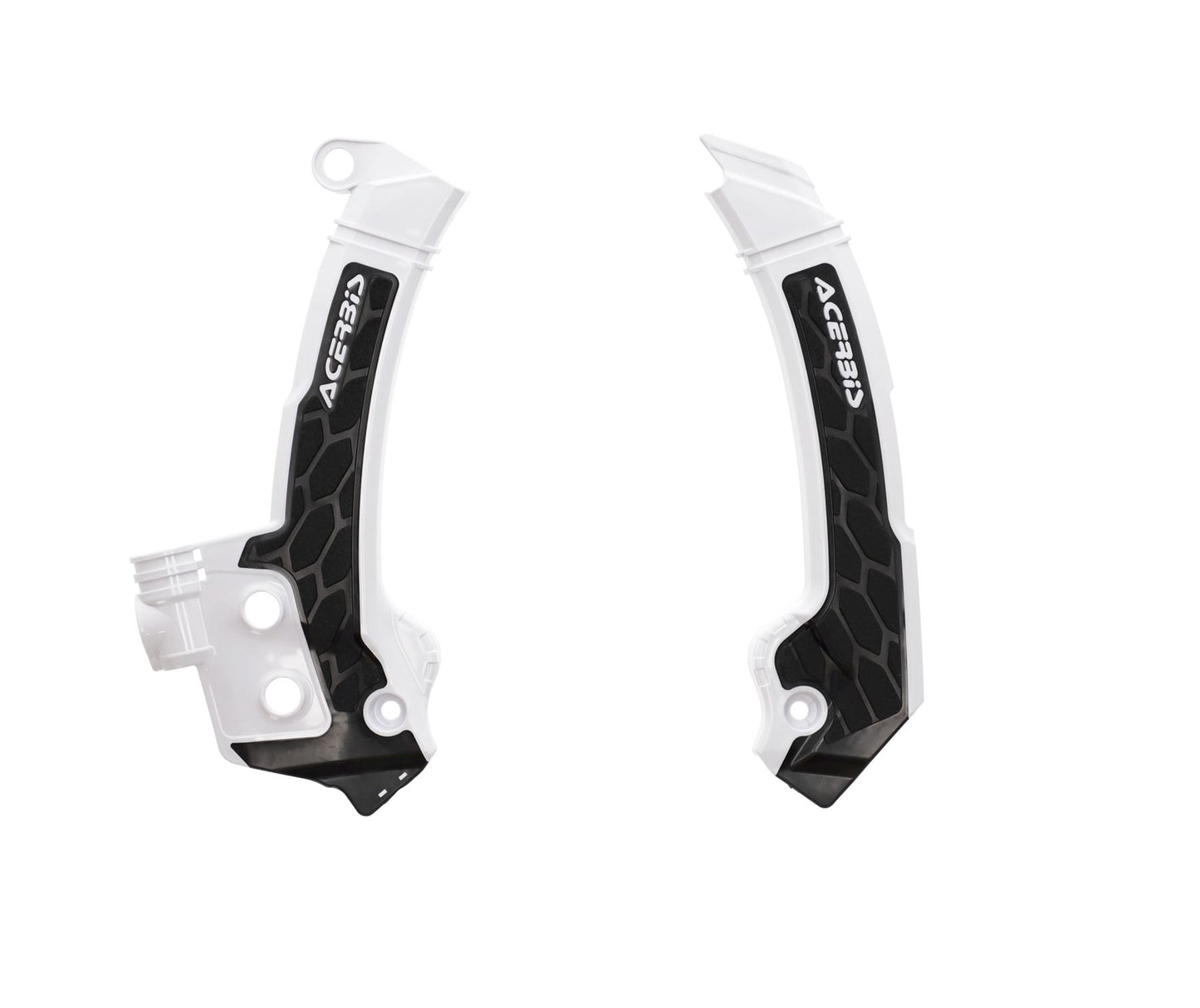 Acerbis X-Grip Frame Protector Guards White Black For Husqvarna TE 125 2025