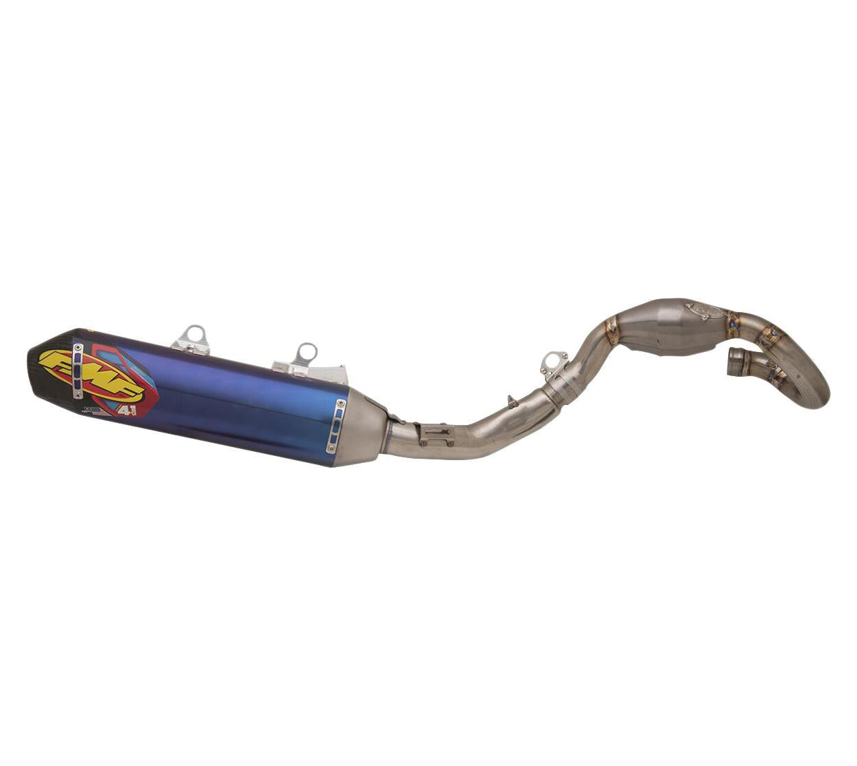 FMF Exhaust System Factory 4.1 RCT Megabomb Carbon Blue For Gas Gas EX 350 F 2021-2023