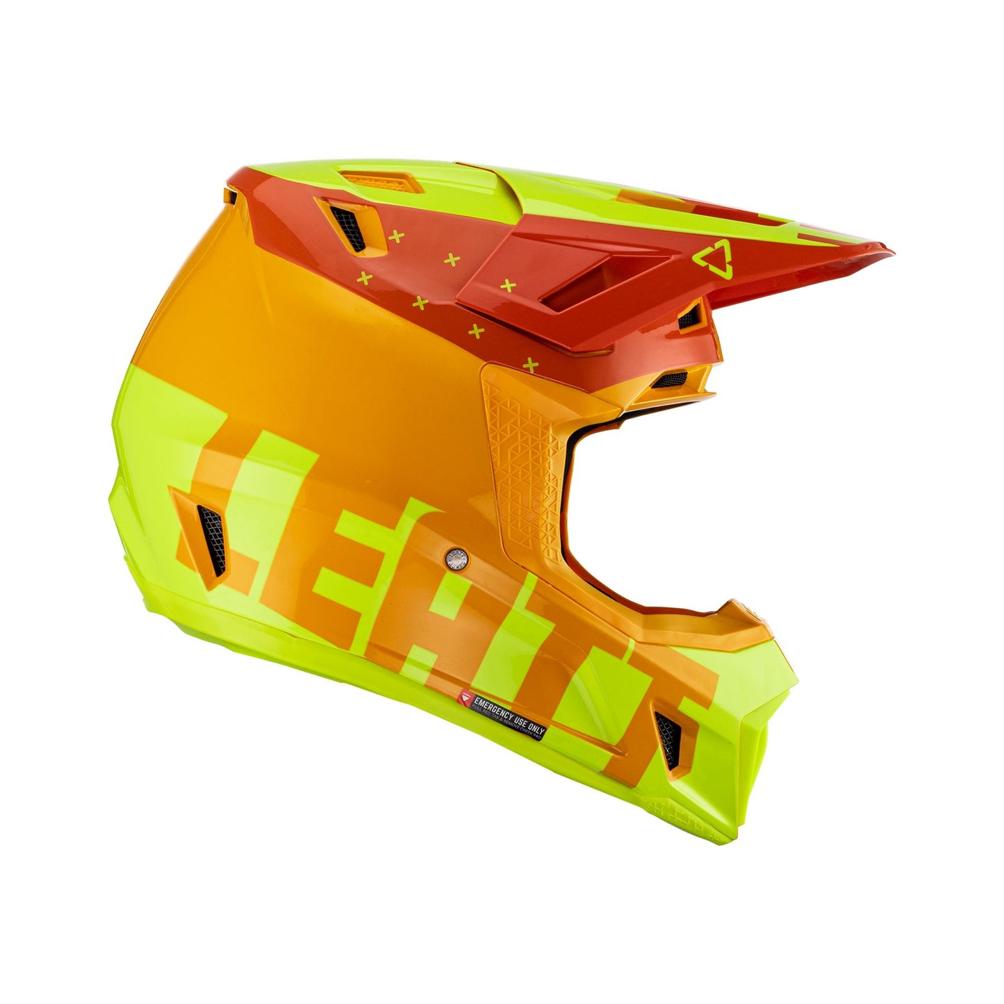 Leatt 2024 Helmet Moto 7.5 V23 Citrus with 4.5 Goggles & Helmet Bag