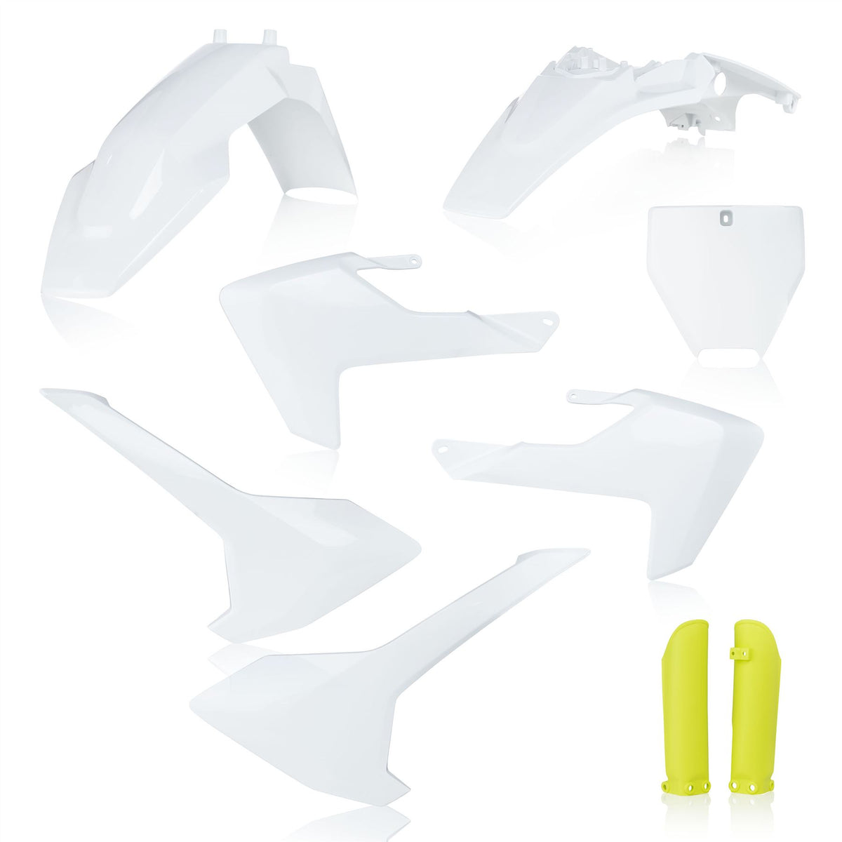 Acerbis Radiator Rad Scoops Metallic Grey For Husqvarna FX 350 2020-2022