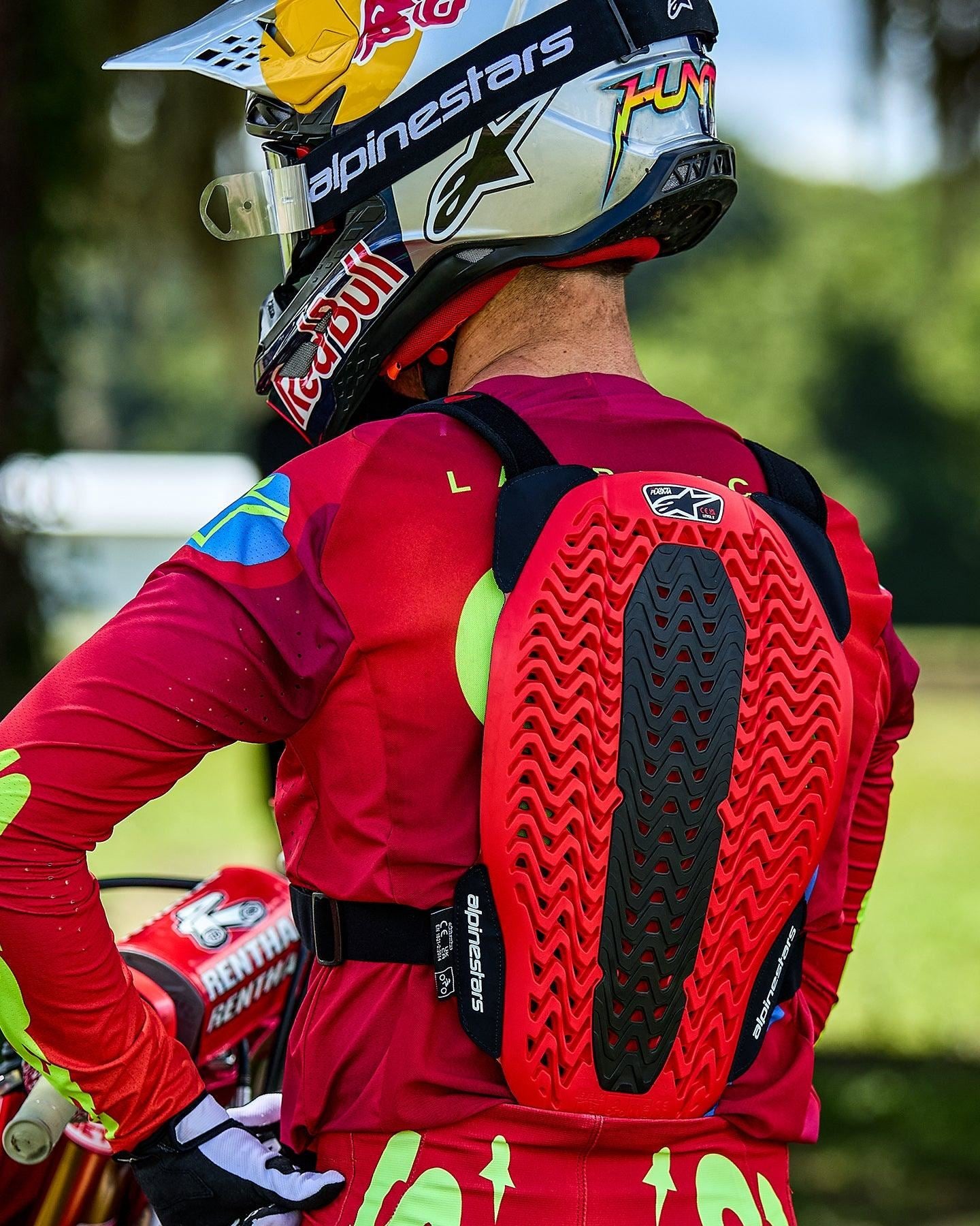 Alpinestars 2026 A-5 Plasma Chest Protector Black Red White