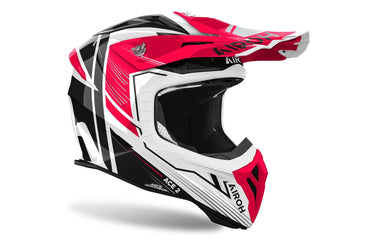 Airoh Helmet 2024 Aviator Ace 2 Engine Red Gloss Composite Carbon