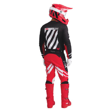 Thor 2026 Launchmode Futura Black Red MX Combo Kit