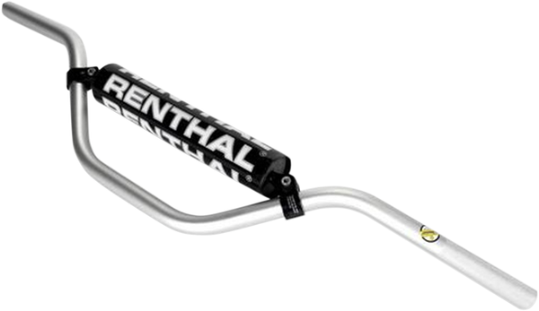 Renthal 7/8 22mm Mini High Silver 757 Handlebar Padded For Yamaha YZ 85 2003-2017