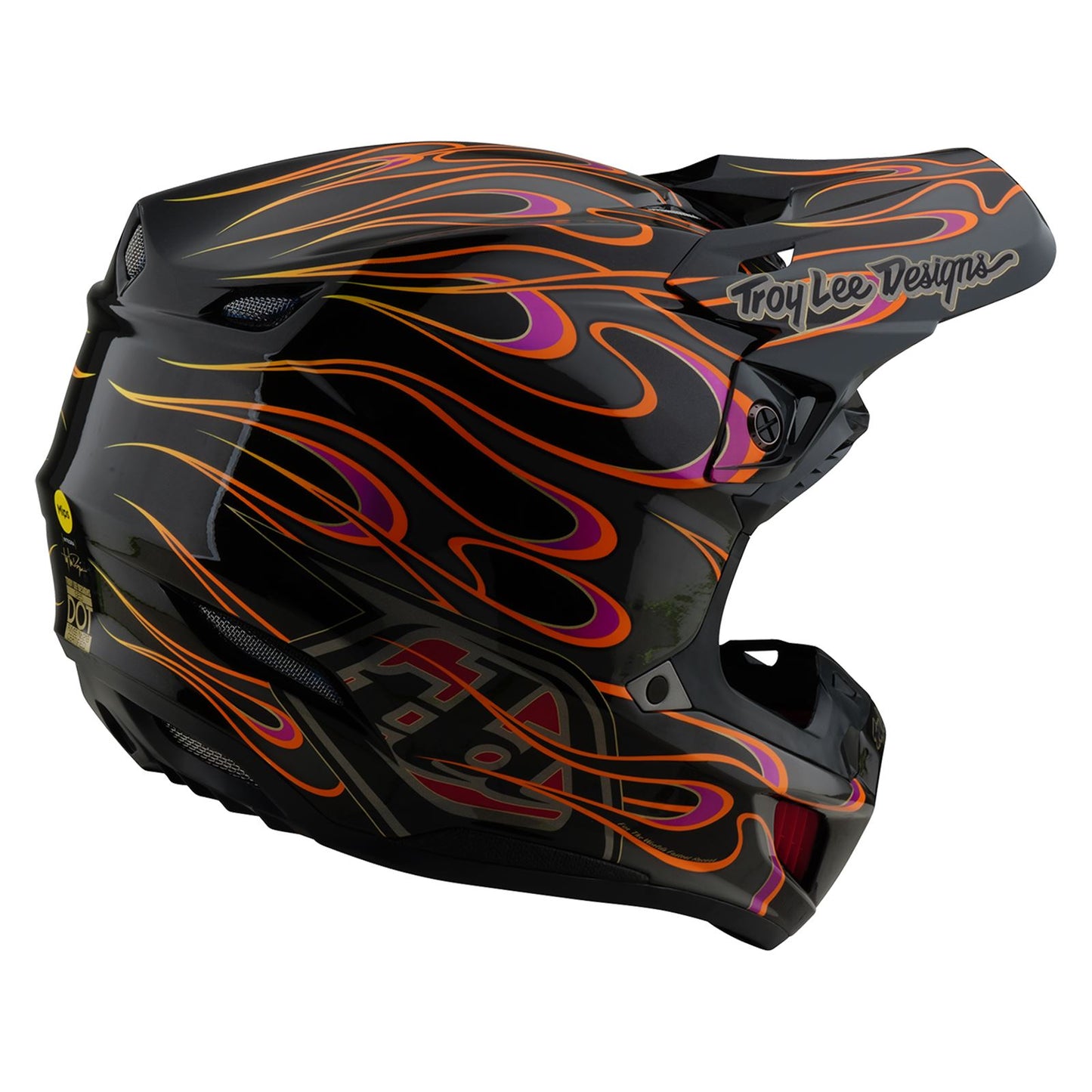 Troy Lee Designs Spring 2025 MX Helmet SE5 Composite Torched Black Grey