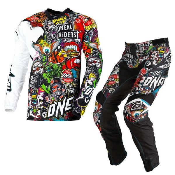 O'Neal 2024 Motocross Combo Kit Mayhem Crank Multicolour