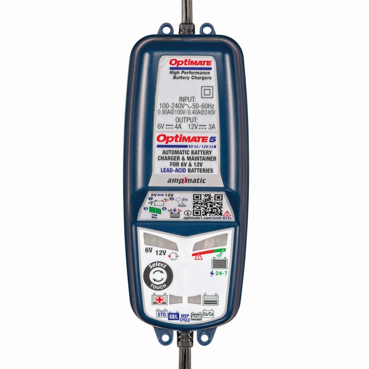 OptiMate 5 6V/12V Battery Charger Optimiser