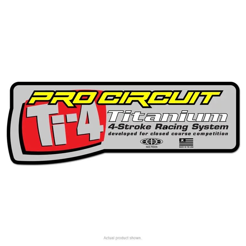 Pro Circuit Ti-4 Exhaust Decal Kit