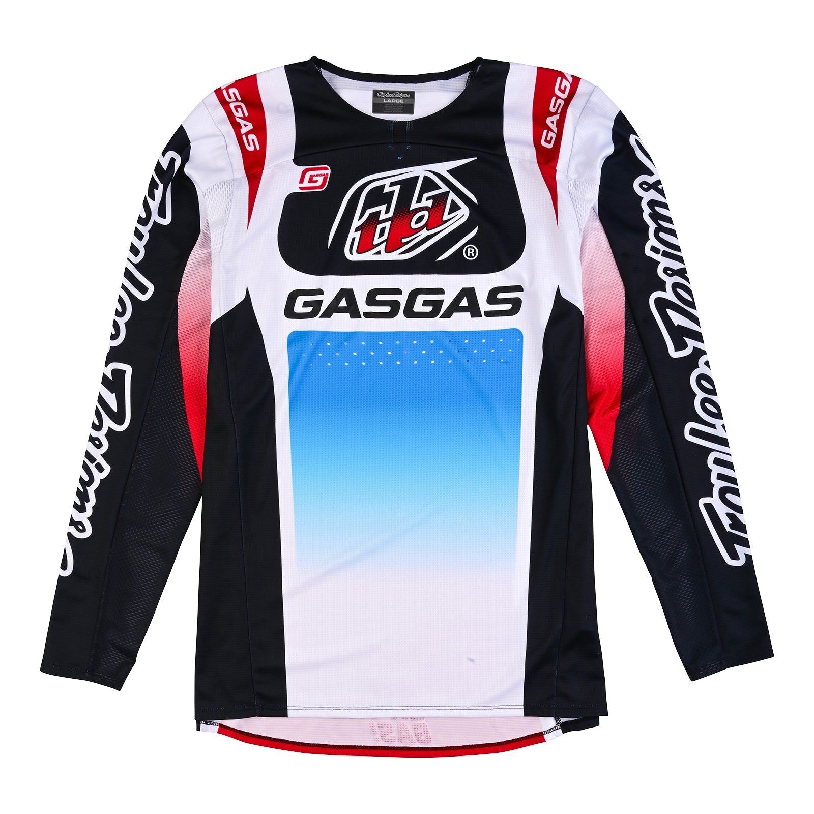 Troy Lee Designs 2025 Motocross SE PRO Gas Gas Fumes Jersey Black White