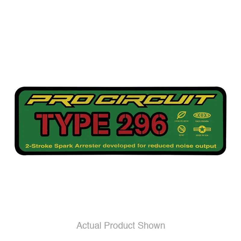 Pro Circuit Type 296 Silencer Decal