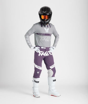 Thor MX Spring 2025 Combo Kit Sportmode Flite Grey Purple