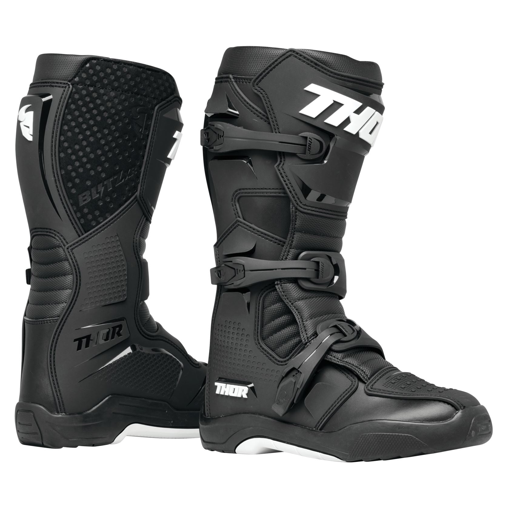 Thor 2024 Motocross Boots Blitz XR Black White
