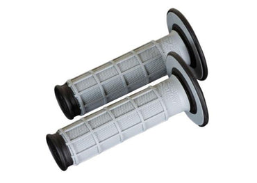 Renthal Dual Layer Soft Full Waffle Grey Black Grips Motocross Enduro