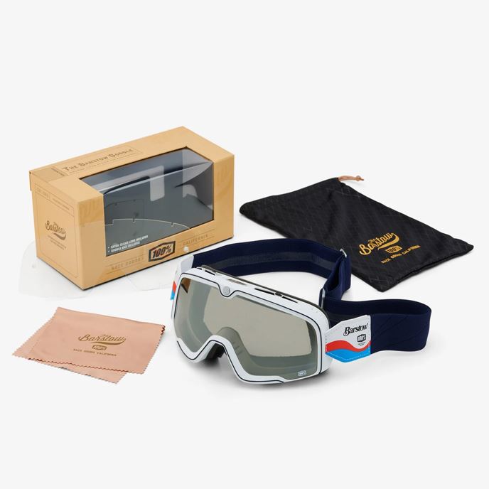100% MX Goggles Barstow Lucien Silver Mirror