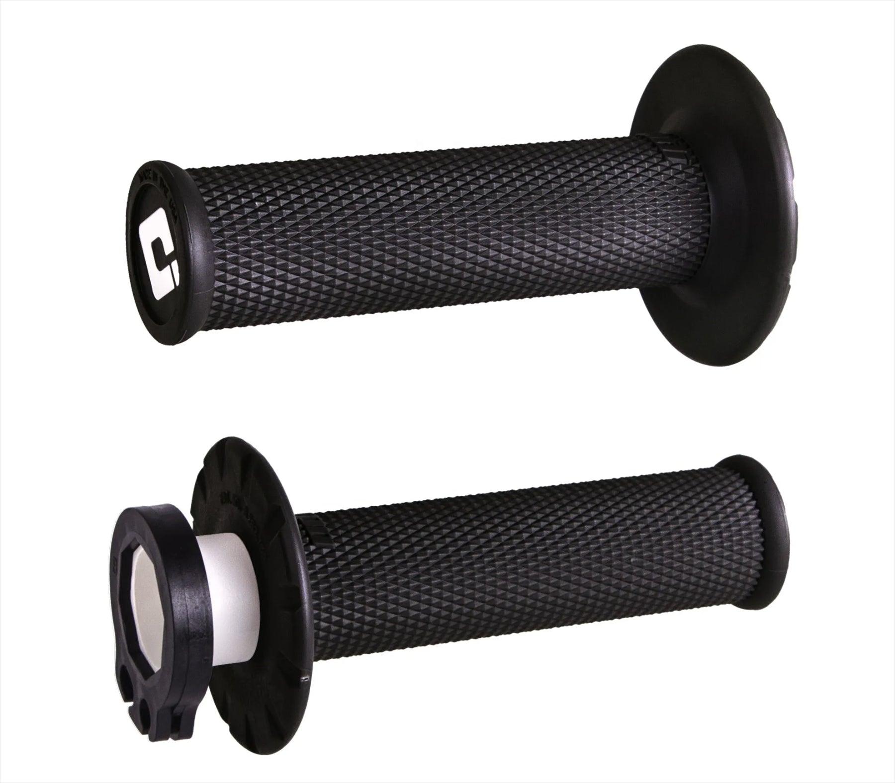 ODI MX V2 Lock-On Grip No Waffle Black For Kawasaki KLX 230 2010-2025