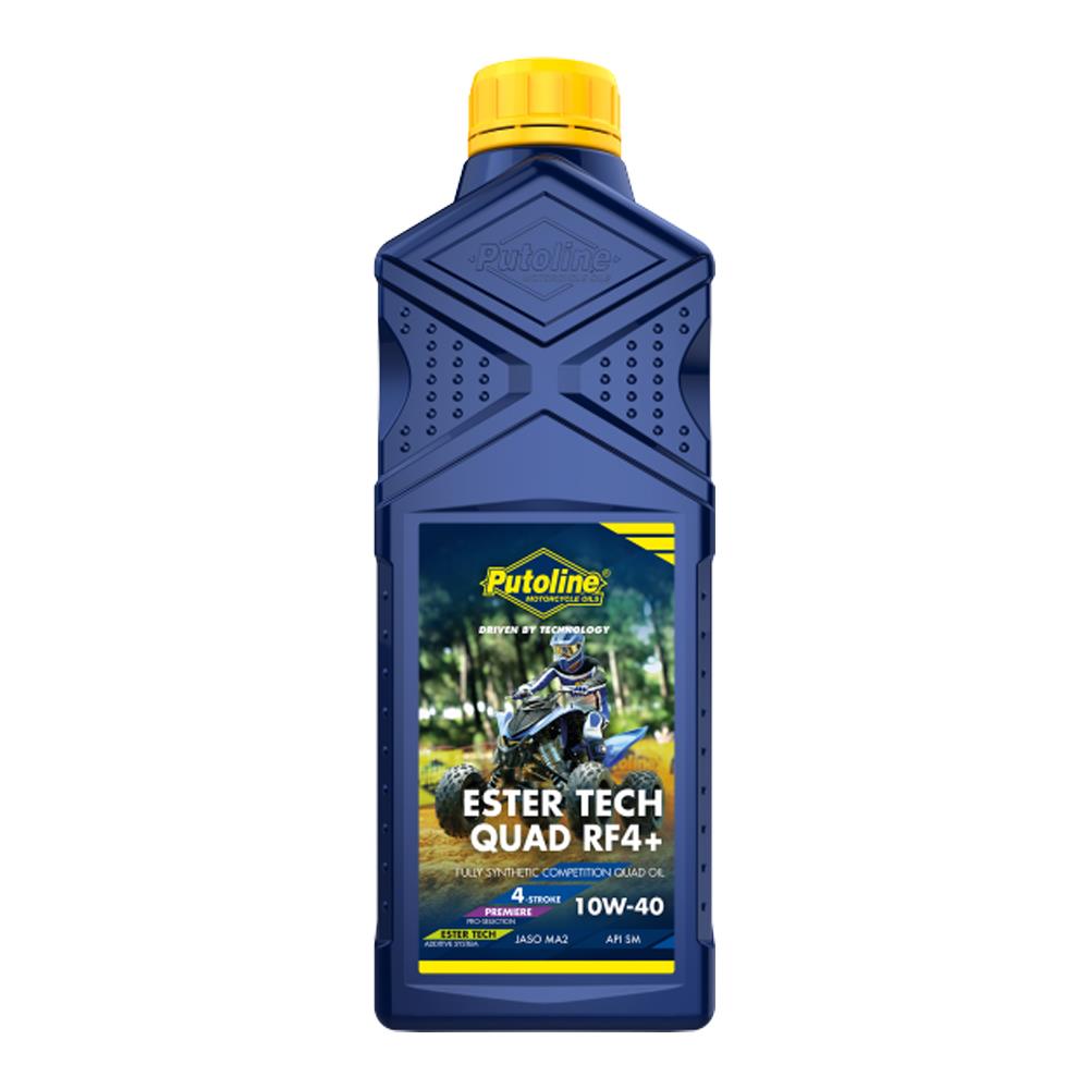 Putoline Ester Tech Fully Synthetic Quad Oil RF4+ 10w40 4T 1 Litre