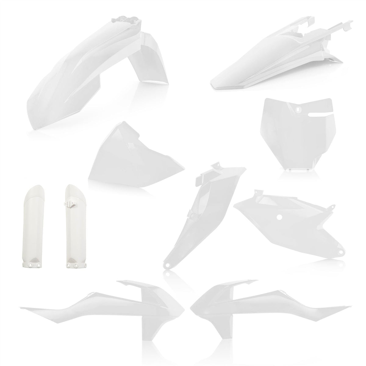 Acerbis Full Plastic Kit White For KTM SX 85 2018-2024