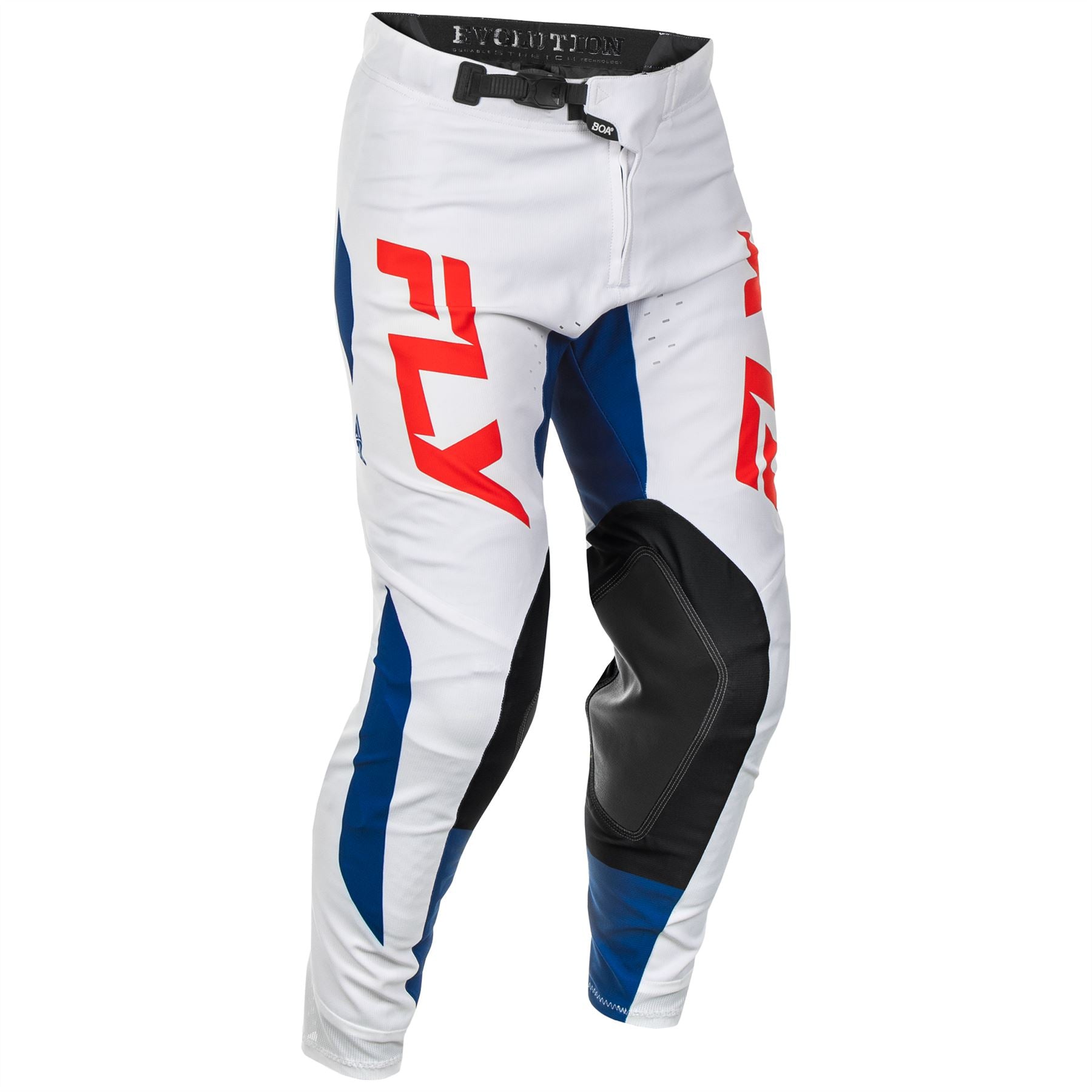 Fly Racing 2025 Evolution DST Motocross Pants Red White Blue