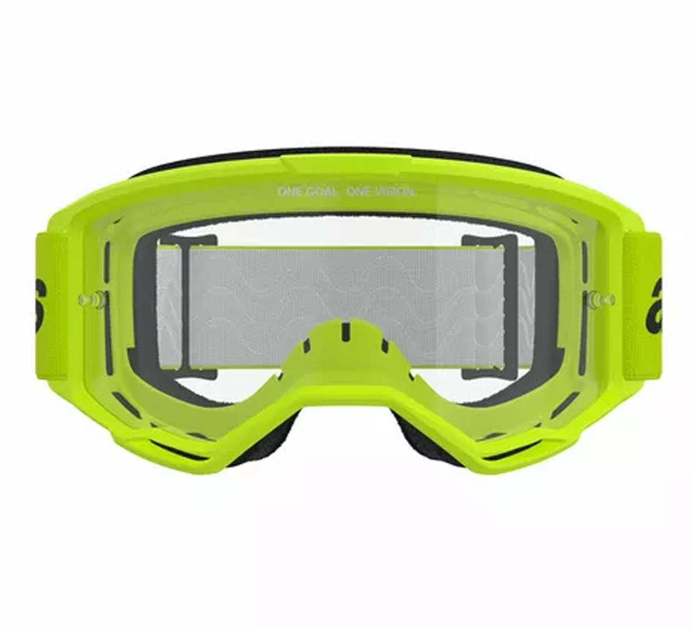 Alpinestars 2025 Goggles Vision 3 Wordmark Yellow Clear