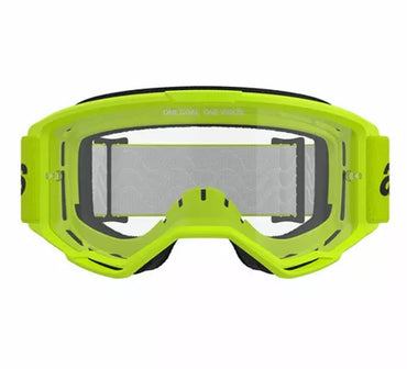Alpinestars 2026 Goggles Vision 3 Wordmark Yellow Clear
