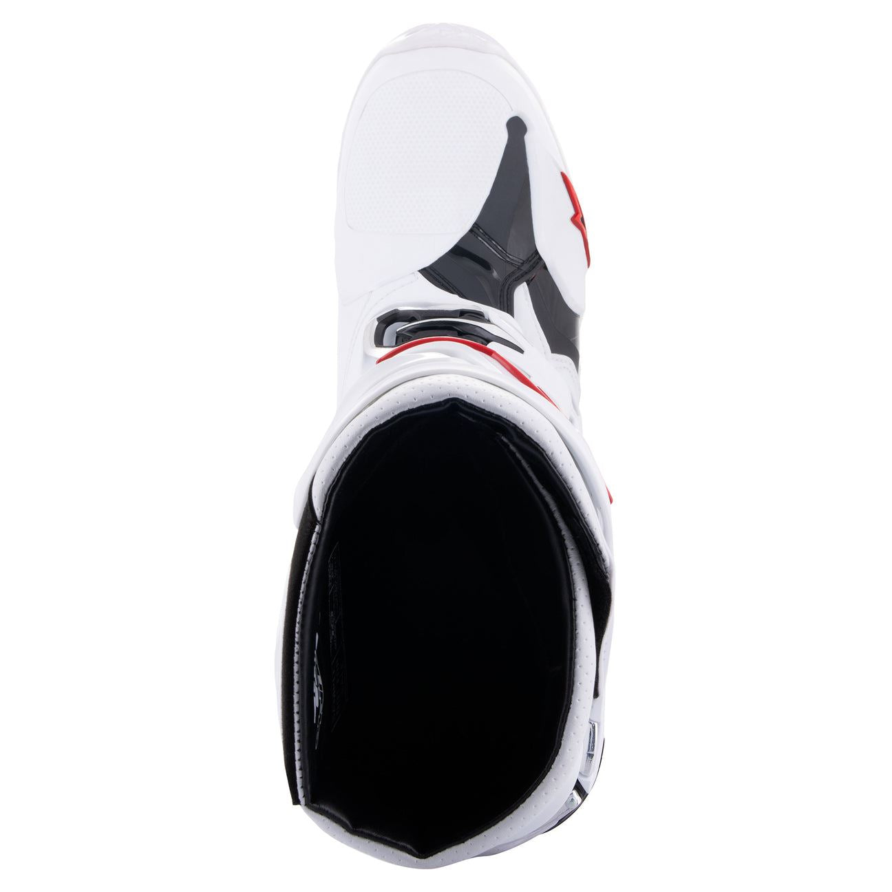 Alpinestars 2025 Tech 10 Supervented Motocross Boots White Bright Red