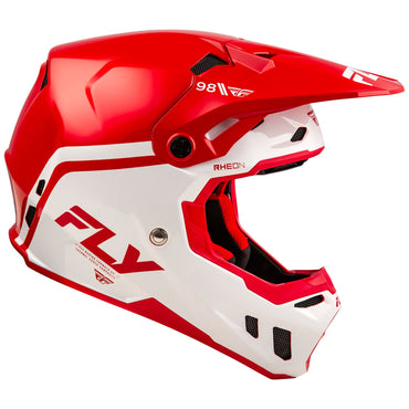 Fly Racing 2025 Formula CC Objective Motocross Helmet Red White