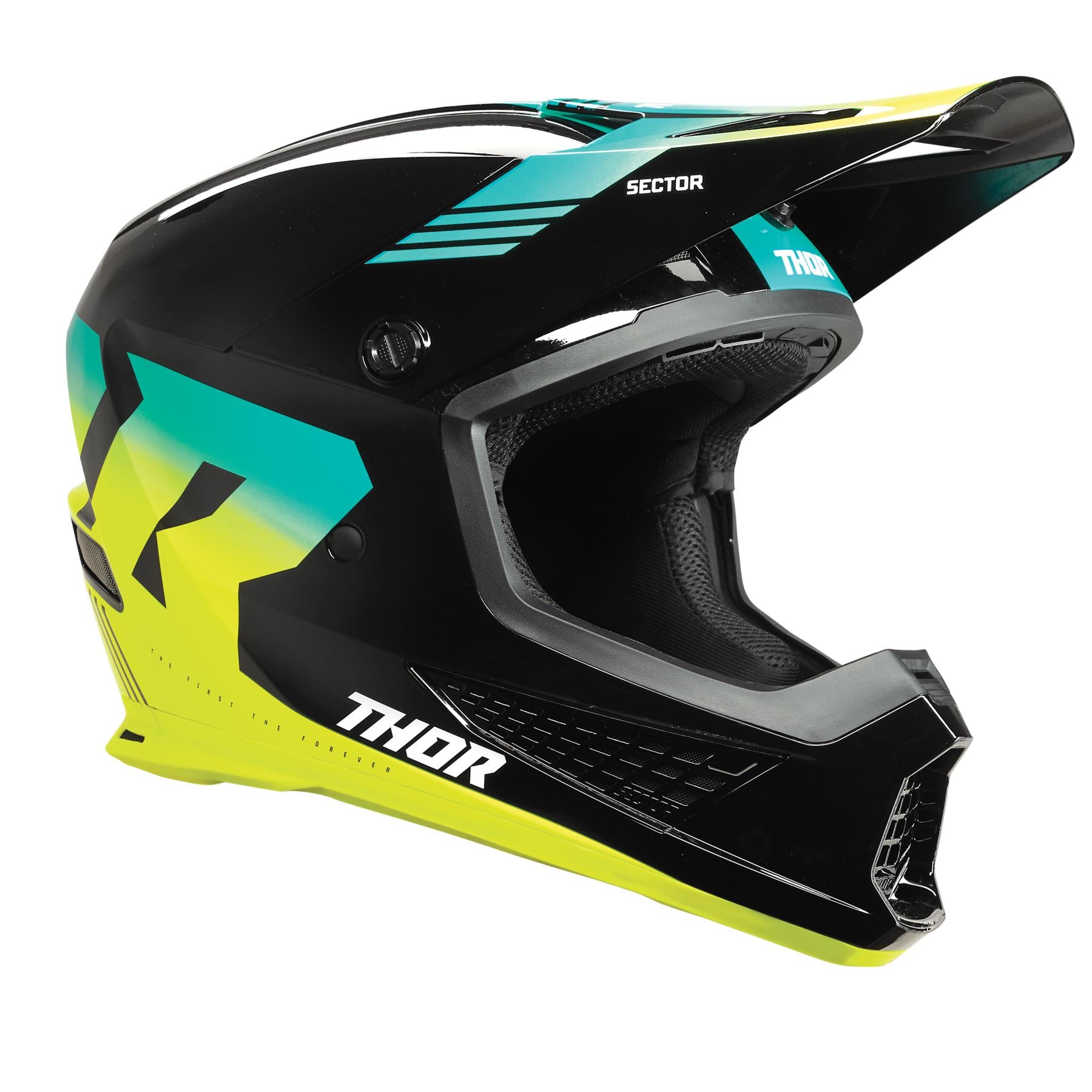 Thor Motocross Helmet Sector 2 Carve Black Acid