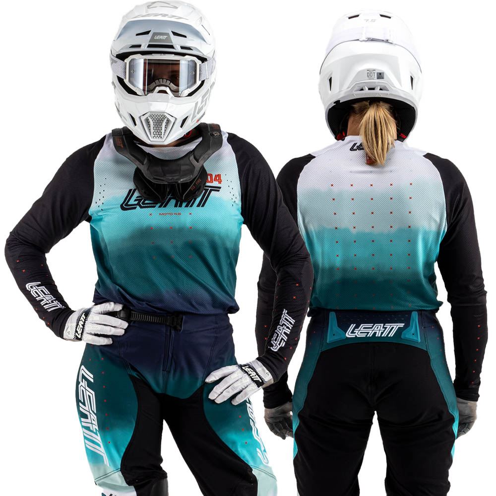 Leatt 2025 4.5 Lite Womens Motocross Jersey Marine