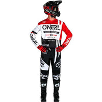 O'Neal 2024 Motocross Combo Kit Element Warhawk Black White Red
