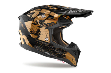 Airoh Helmet 2024 Aviator 3 Legend Chrome Gloss HPC Carbon