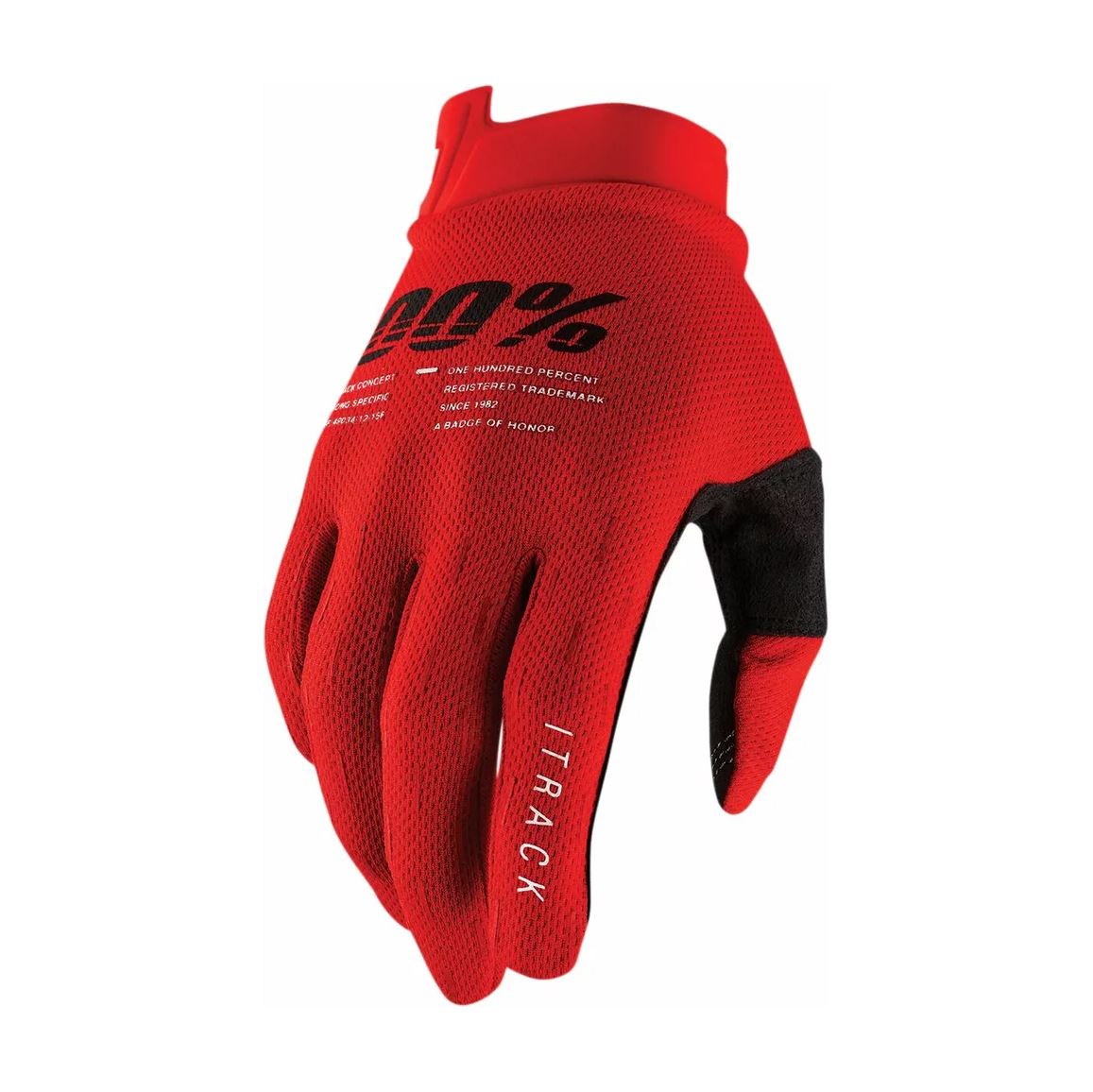 100% MX Gloves iTrack Red