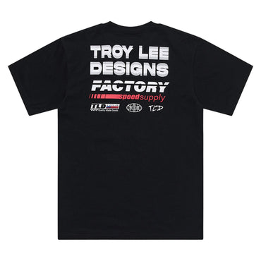 Troy Lee Designs Spring 2025 MX Factory Casual T-Shirt Black