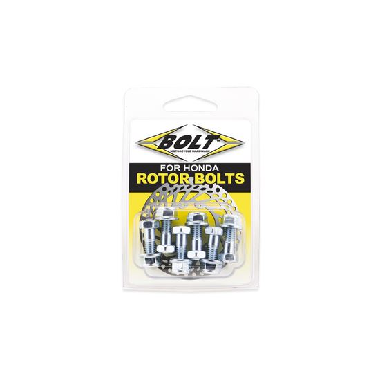 Bolt Motorcycle Hardware Disc Bolt Set Front & Rear For Honda CR125 R 1995-2007