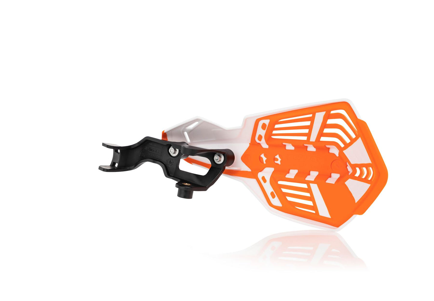 Acerbis K-Future Vented Handguards Orange White Husqvarna FE 350 PRO 2024
