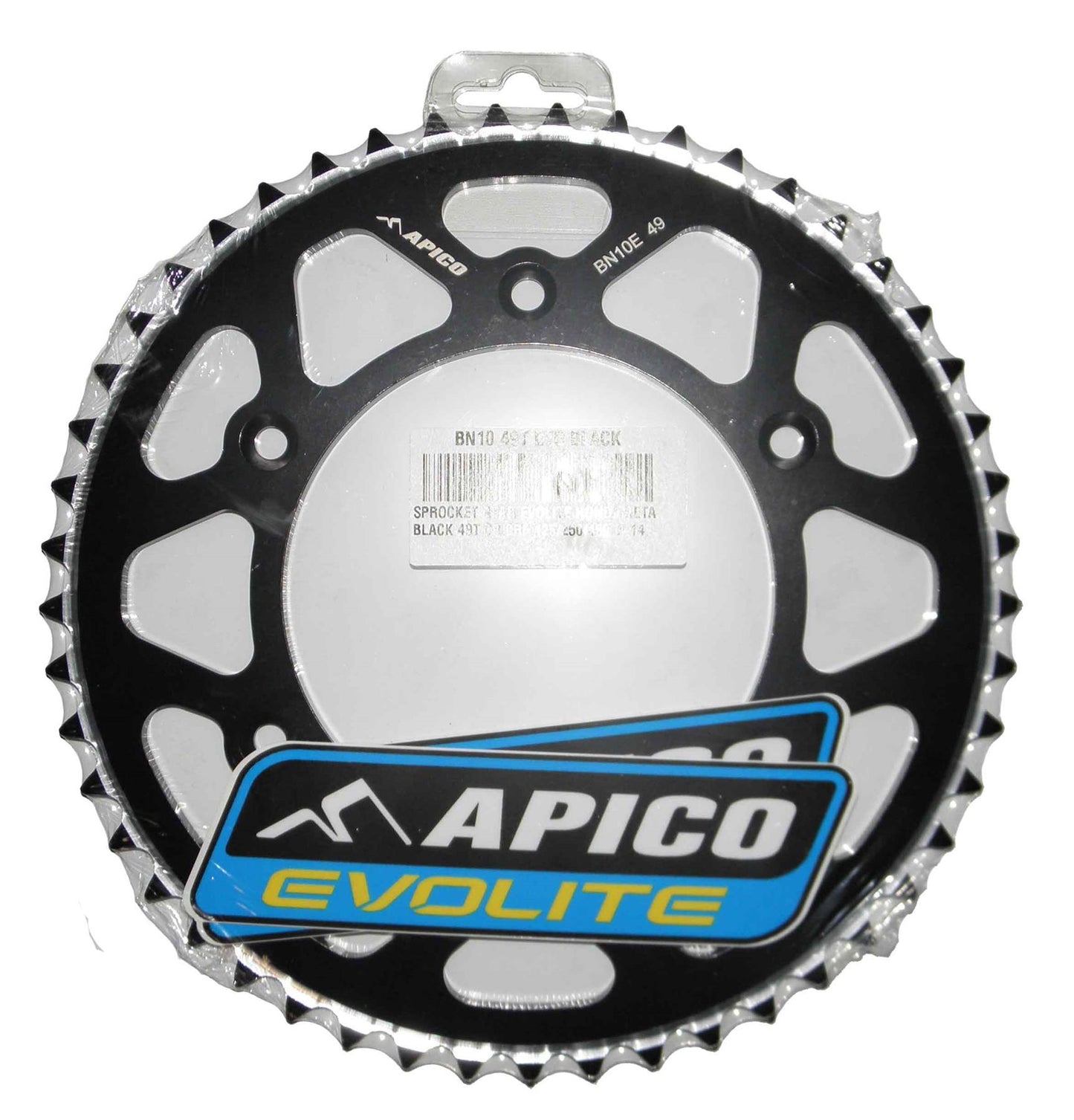 Apico Evolite Black Rear Sprocket For Honda XR 250R 1998-2011