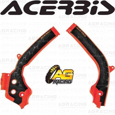 Acerbis X-Grip Frame Protector Guards Orange 016 For KTM EXC 300 2017
