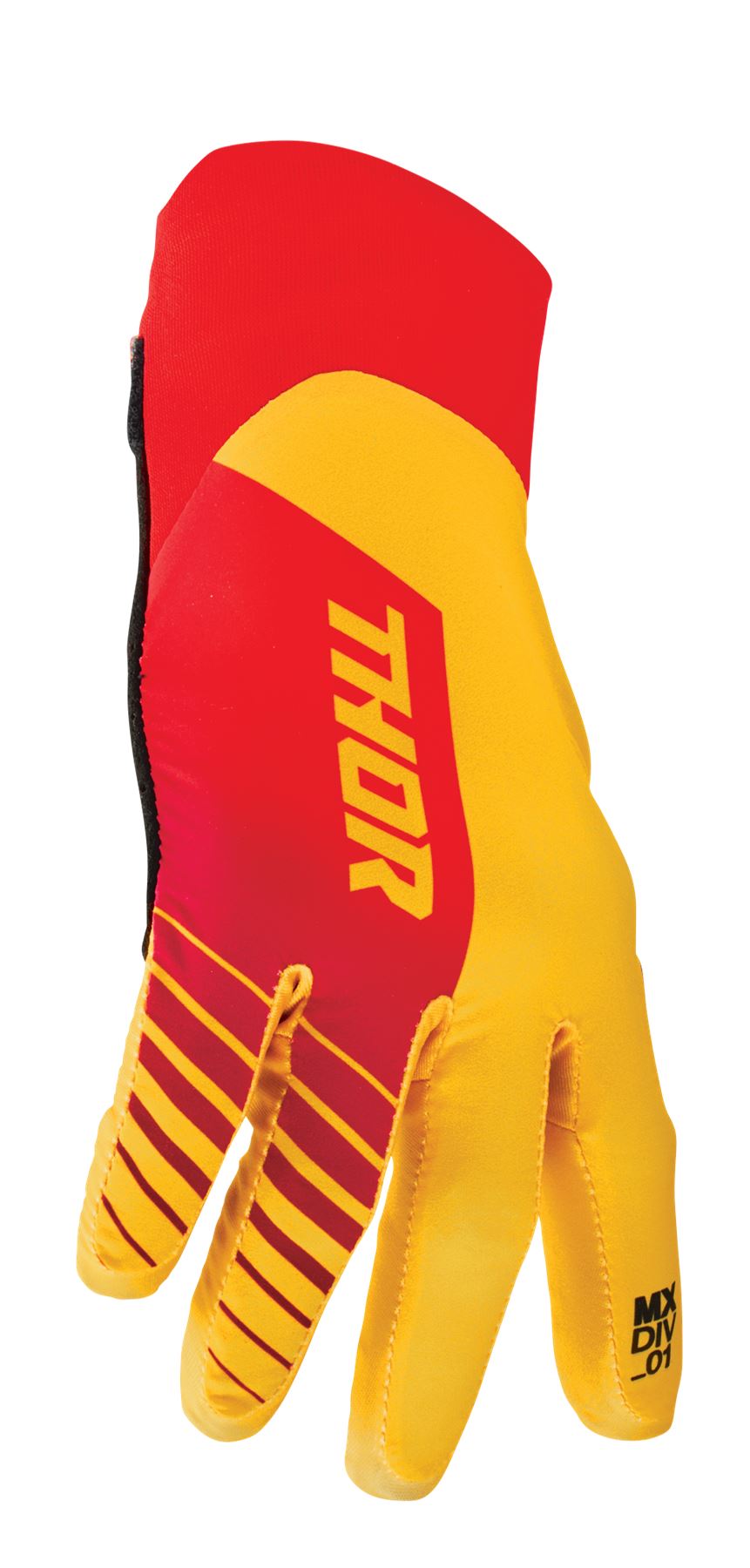 Thor 2024 Motocross Gloves Agile Analog Yellow