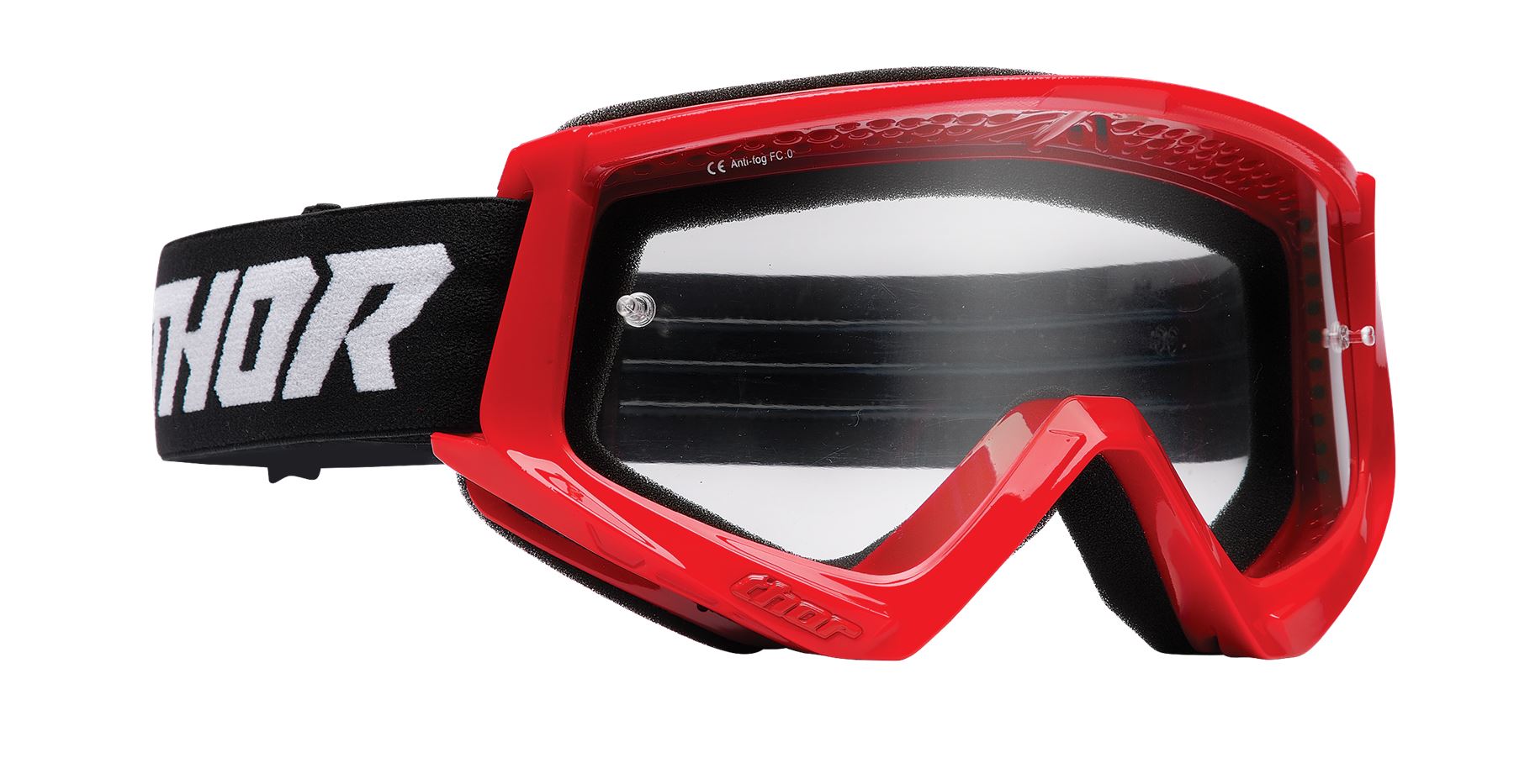 Thor 2025 Motocross Goggles Combat Racer Red Black