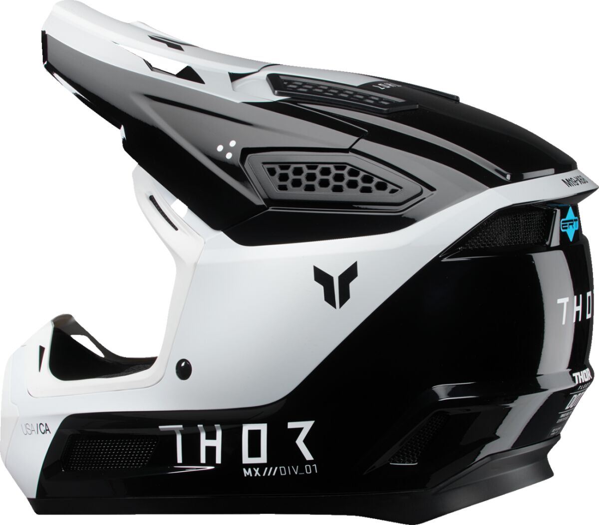 Thor MX Spring 2025 Helmet Fleet Storm Black White