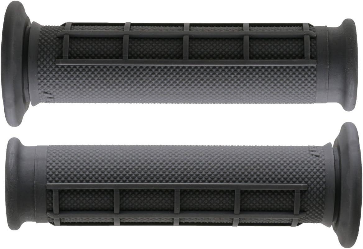 Renthal Medium Grey Grips Diamond Half Waffle 50/50 Quad ATV Grips