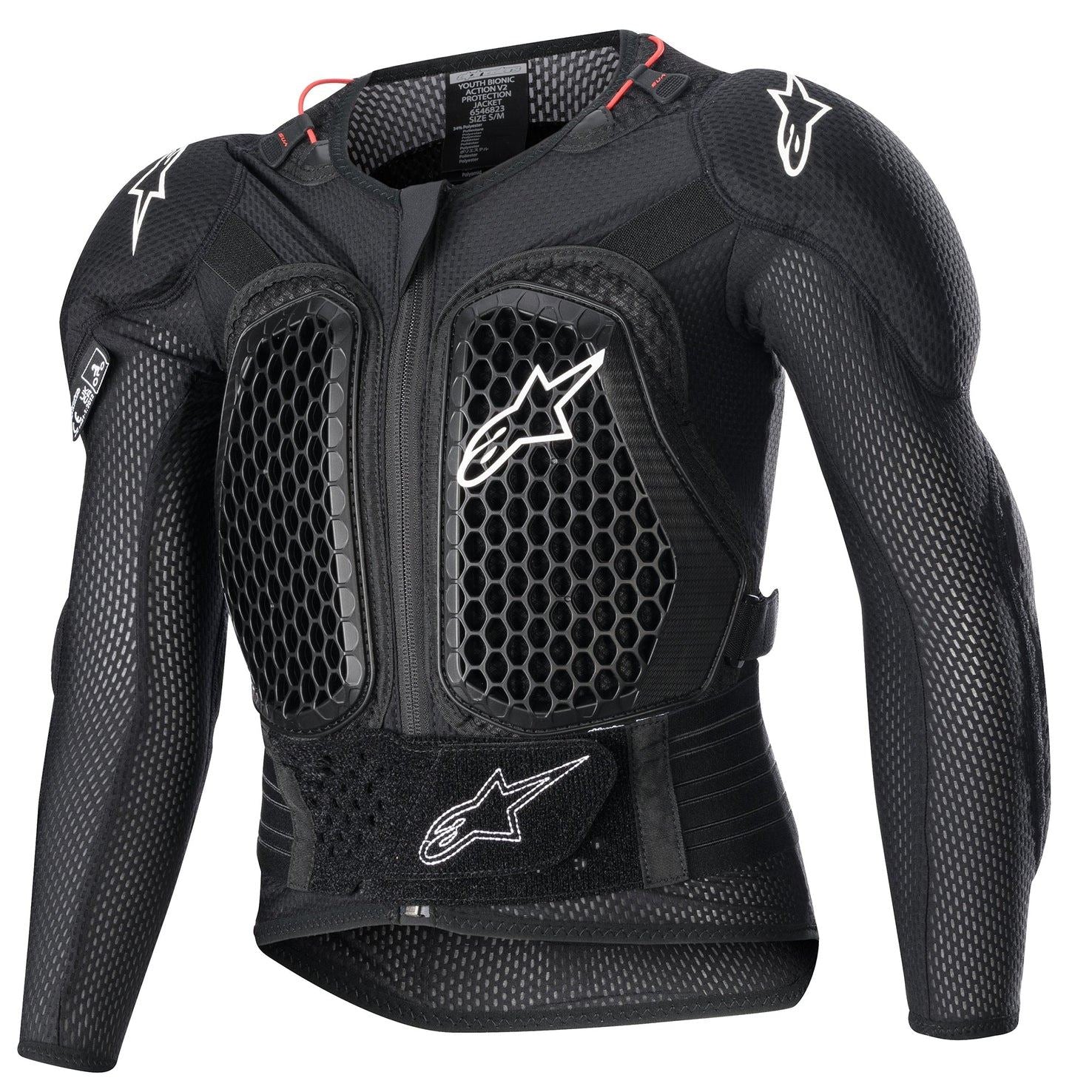 Alpinestars 2025 Youth Bionic Action V2 Protection Jacket Black