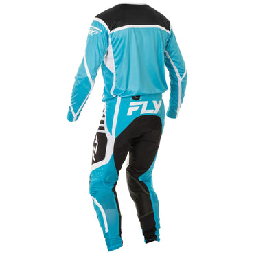 Fly Racing 2025 Motocross Combo Kit Lite Blue White Black