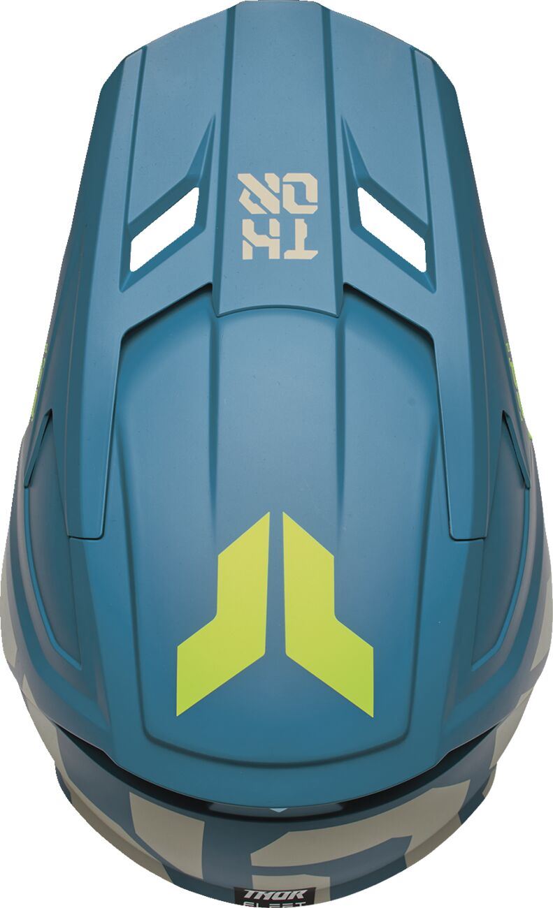 Thor MX Spring 2025 Youth Helmet Fleet Forge Blue
